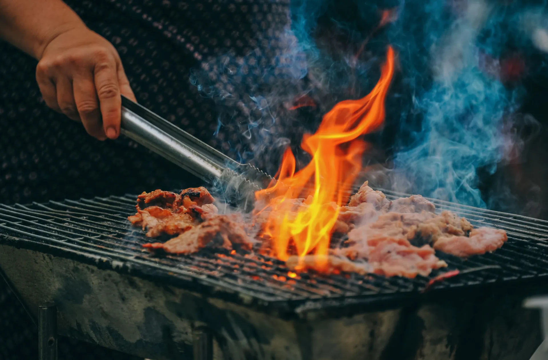 Live-fire cooking and food at the festival
